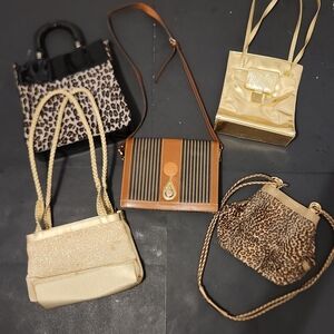 Vintage Purse Lot 1970s-1980s Chateau Fendi Tianna